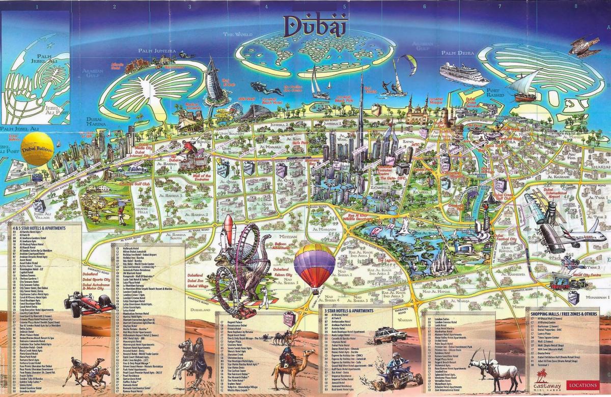 3d-kartta Dubai