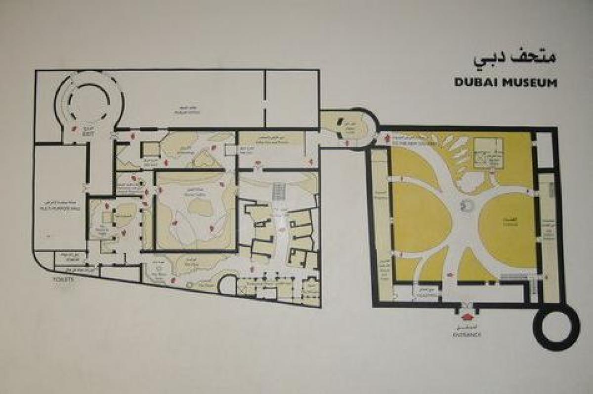 Dubai-museo sijainti kartalla