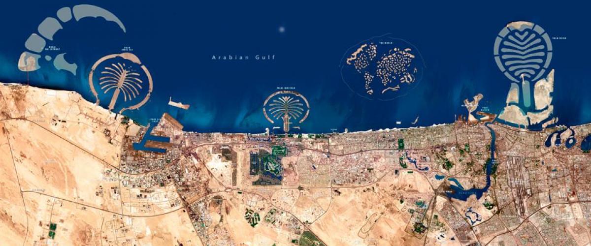 satelliitti kartta Dubai