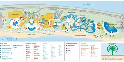 Kartta Atlantis Dubai