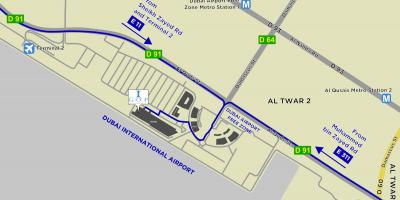 Kartta Dubai lentokenttä free zone