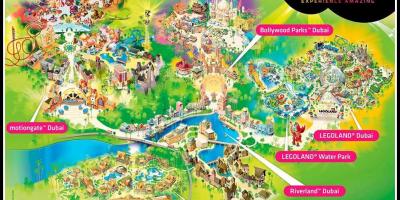 Dubai parks and resorts sijainti kartalla