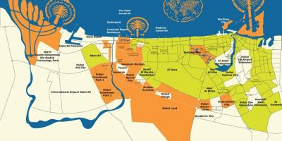 Dubai saaret kartta