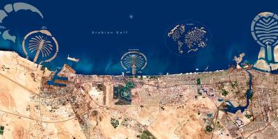 Satelliitti kartta Dubai