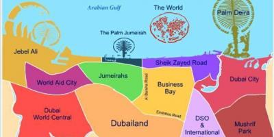 Kartta Dubailand