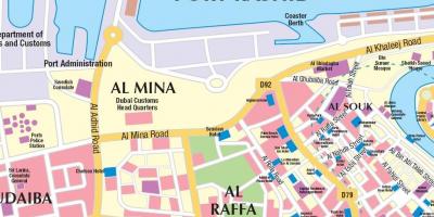 Dubai port kartta